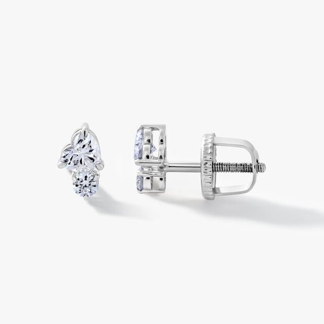 Amora Heartshine Studs,,hi-res image number null