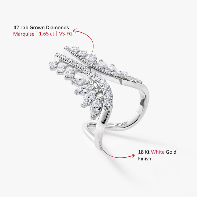 Ardent Marquise Cascade Ring,,hi-res image number null