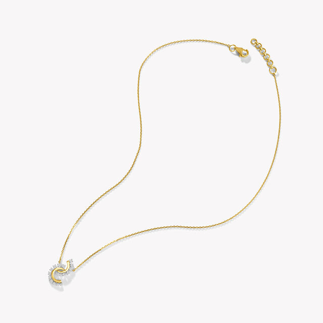 Loop Logic Pendant With Chain,,hi-res image number null