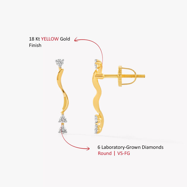 Go With The Flow Stud Earrings,,hi-res image number null