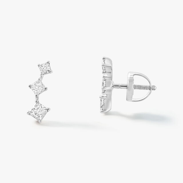 Climb Sideways Stud Earrings,,hi-res image number null