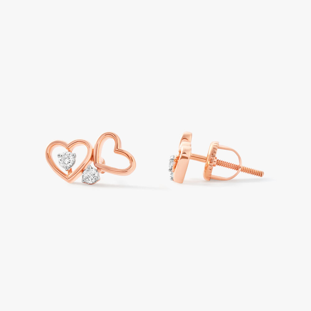 Heart Play Stud Earrings,,hi-res image number null