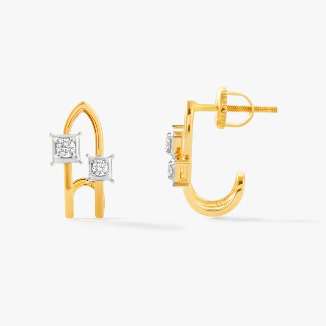 Loop Logic Stud Earrings,,hi-res image number null