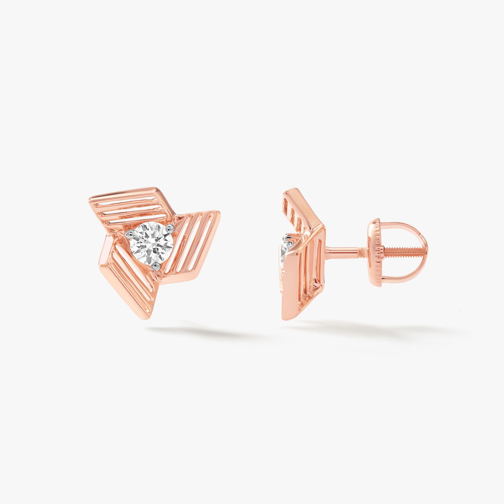 Angle Crush Stud Earrings,,hi-res image number null