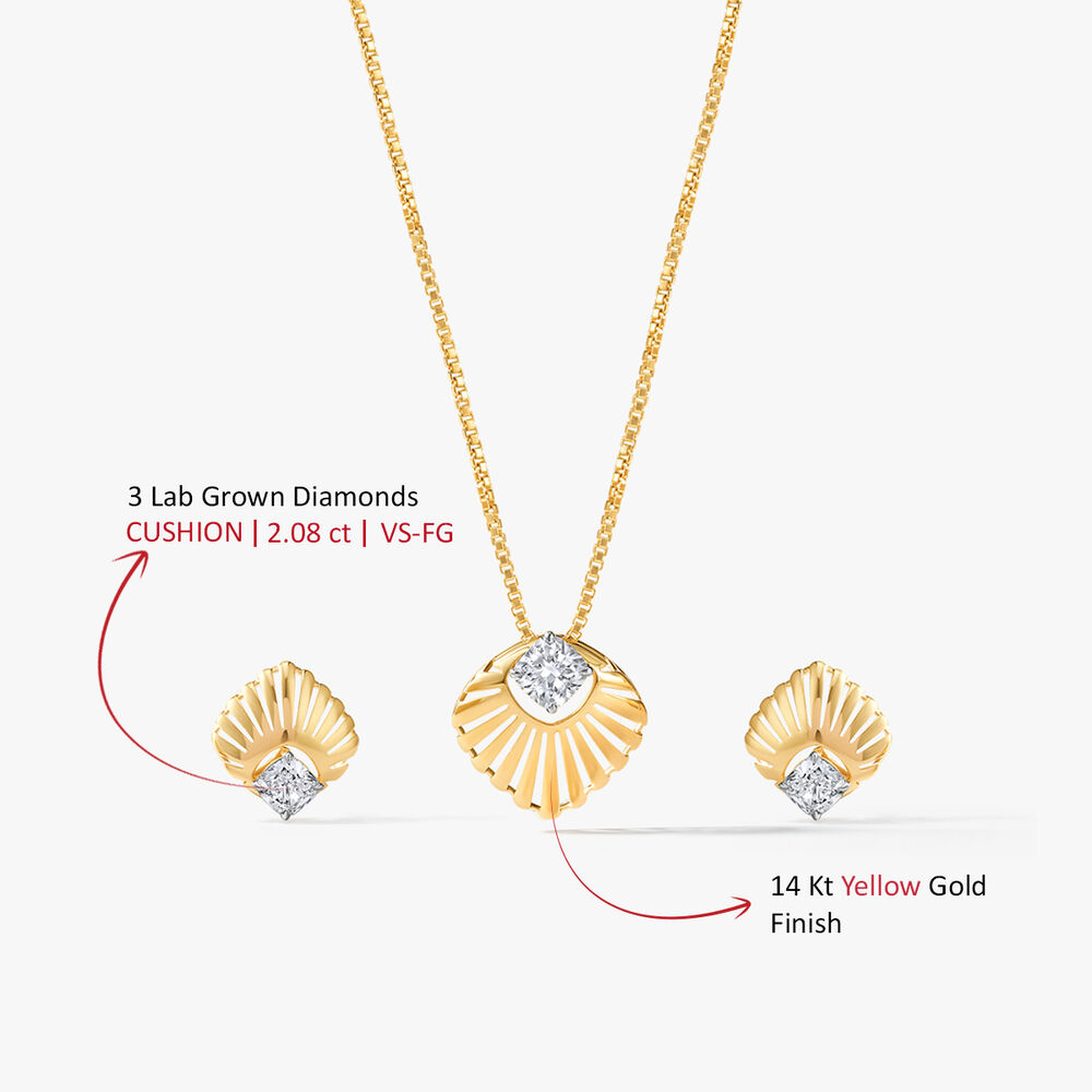 Solflare Shell Pendant Set,,hi-res image number null