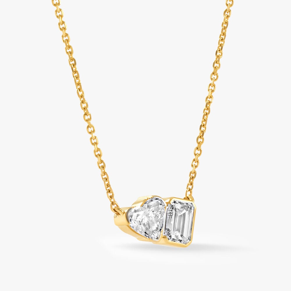 Heart Meets Emerald Pendant with Chain,,hi-res image number null