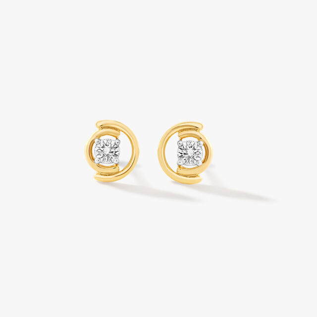 Circle Back Stud Earrings,,hi-res image number null