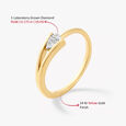 Pearella Curve Solitaire Ring,,hi-res image number null