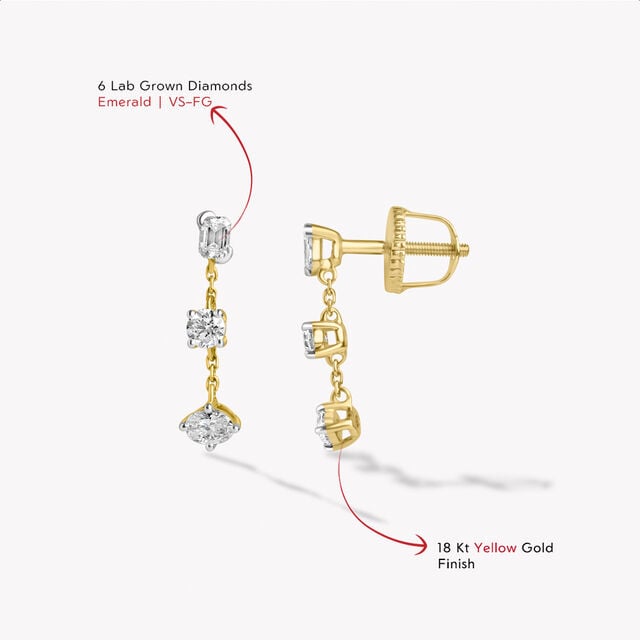 Step By Step Drop Earrings,,hi-res image number null