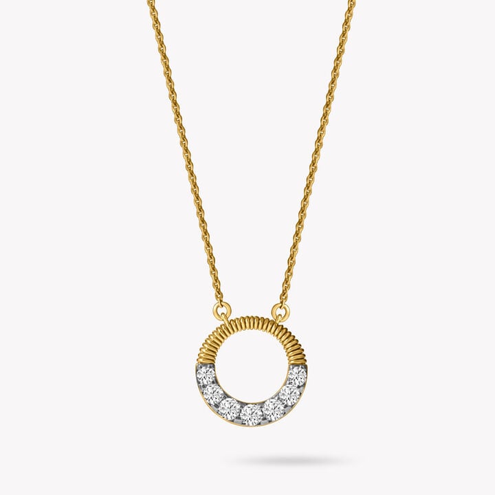 Divide And Shine Pendant With Chain