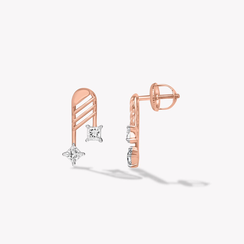 Out Of Line Stud Earrings,,hi-res image number null