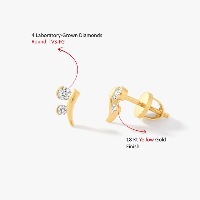 Butter Me Up Stud Earrings,,hi-res image number null