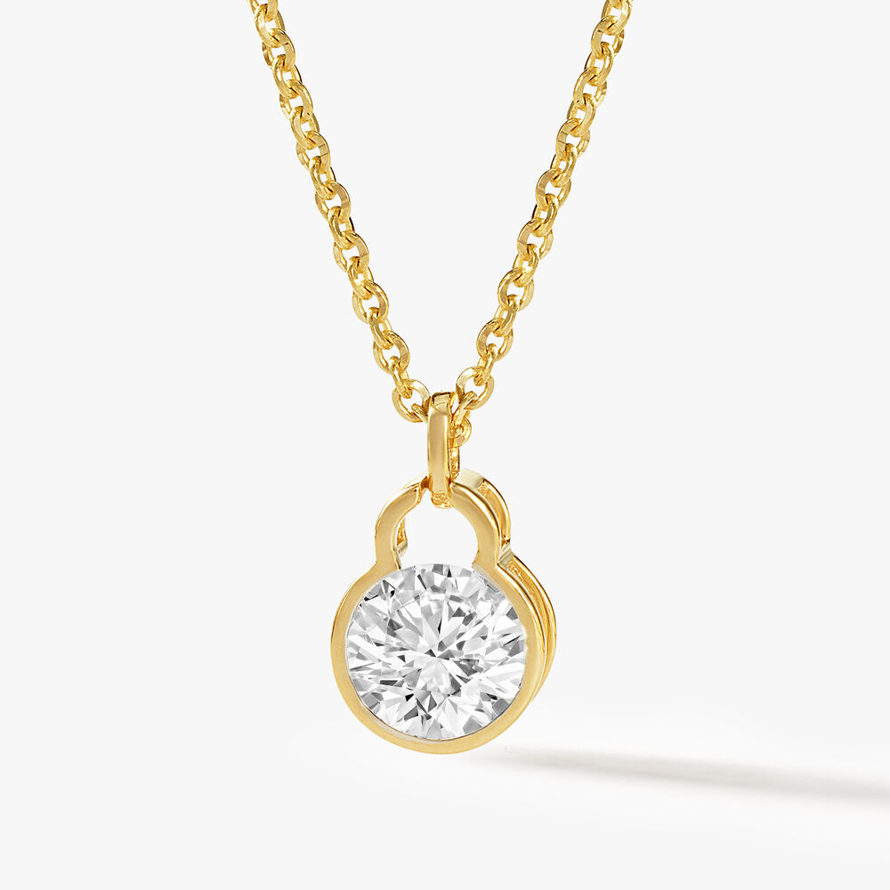 Lock My Glow Pendant With Chain,,hi-res image number null