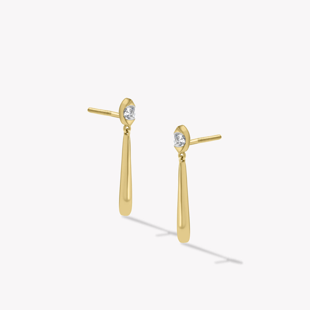 Vertical Drama Drop Earrings,,hi-res image number null
