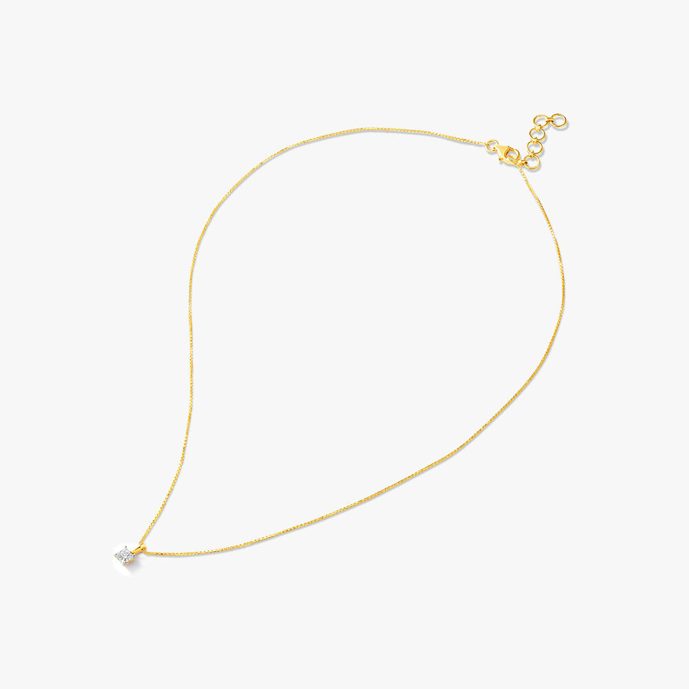 Square Affair Pendant With Chain,,hi-res image number null