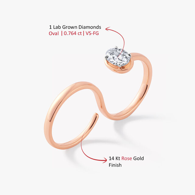 Aureline Two Finger Ring,,hi-res image number null