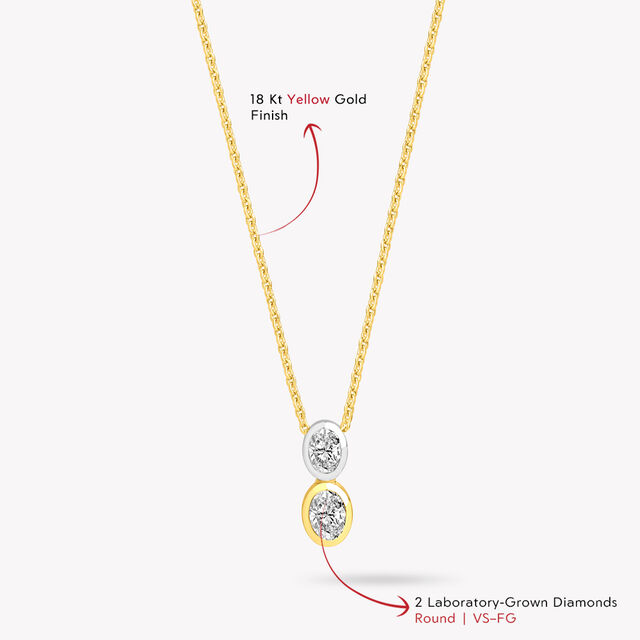 Drop Theory Pendant With Chain,,hi-res image number null