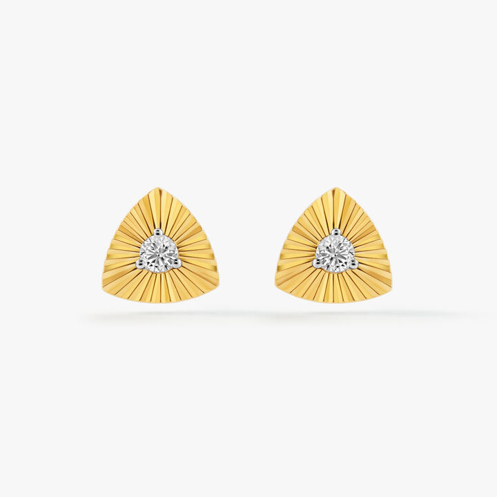 Love Triangle Stud Earrings