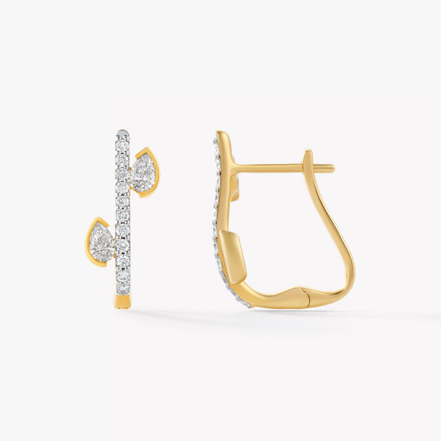Chic Muse J Hoop Earrings,,hi-res image number null