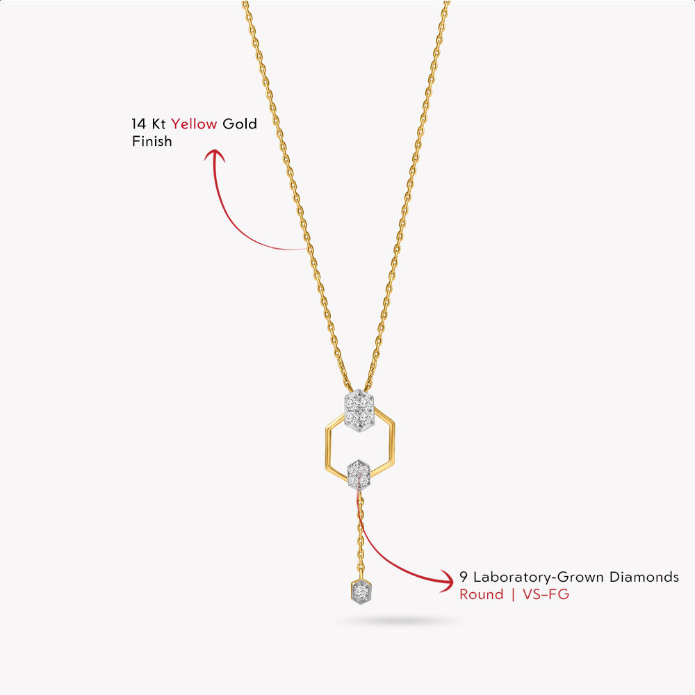 Hex On Display Pendant With Chain,,hi-res image number null