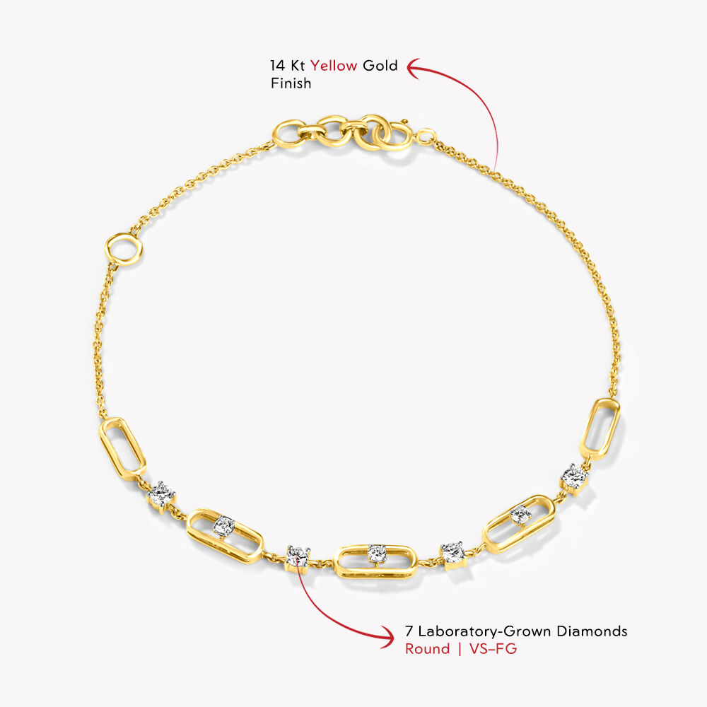Line By Link Bracelet,,hi-res image number null
