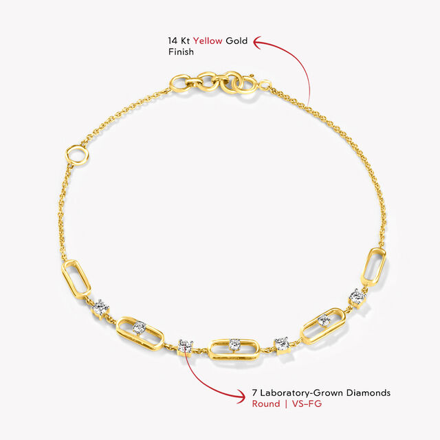 Line By Link Bracelet,,hi-res image number null