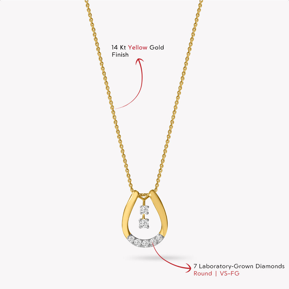 Locked In Pendant With Chain,,hi-res image number null