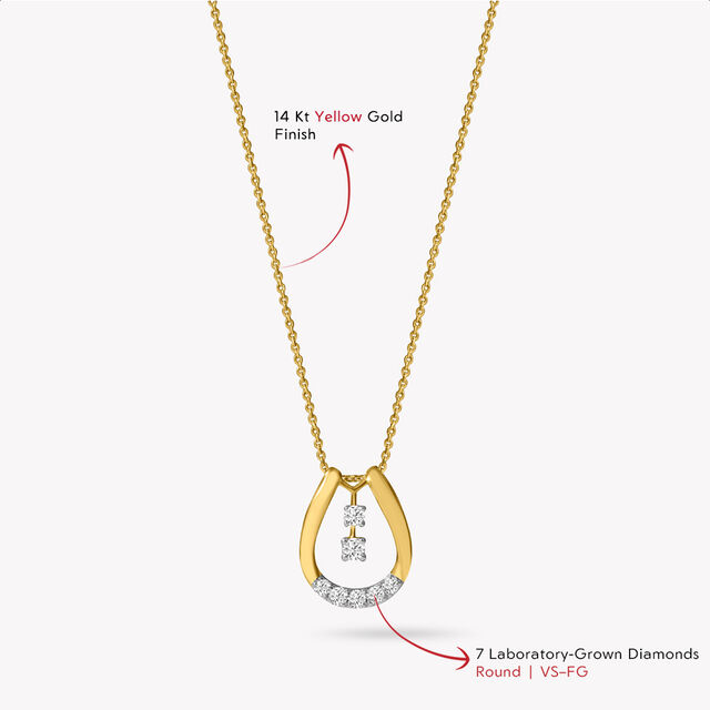 Locked In Pendant With Chain,,hi-res image number null