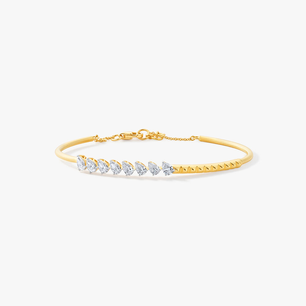 Veyona Pear Arc Bangle,,hi-res image number null