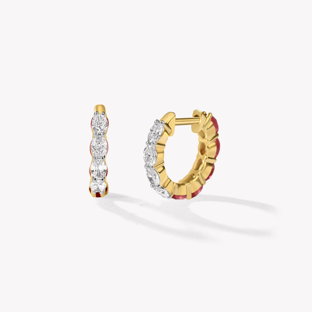 Flip The Mood Hoop Earrings,,hi-res image number null