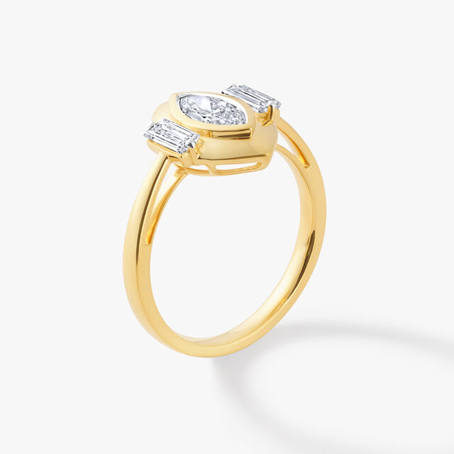 Regal Marquise Baguette Ring,,hi-res image number null