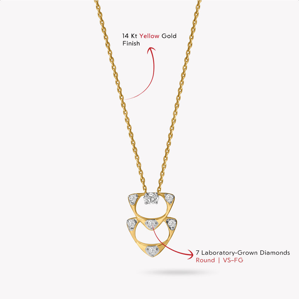 Double Trouble Pendant With Chain,,hi-res image number null