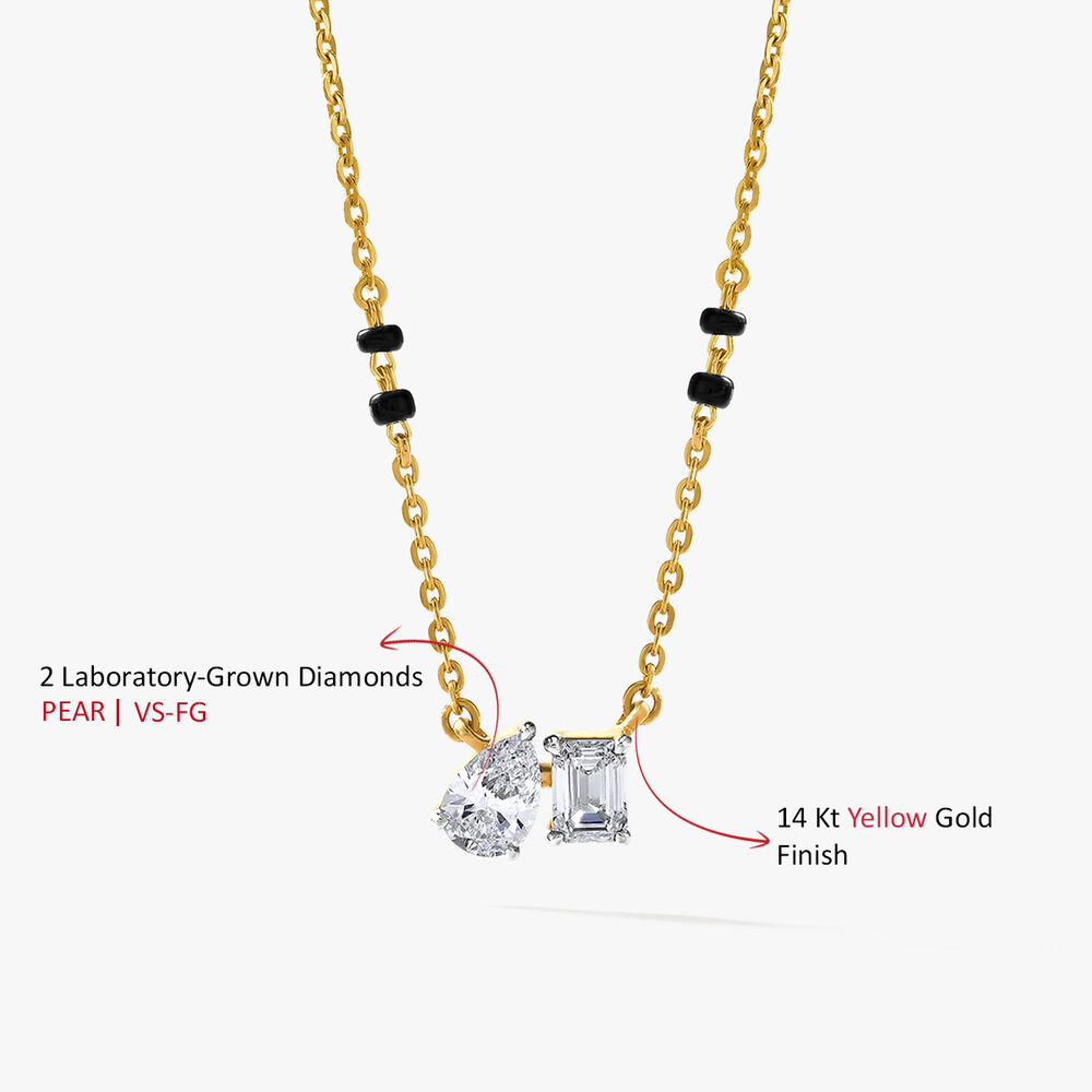 Two Of Us Mangalsutra,,hi-res image number null