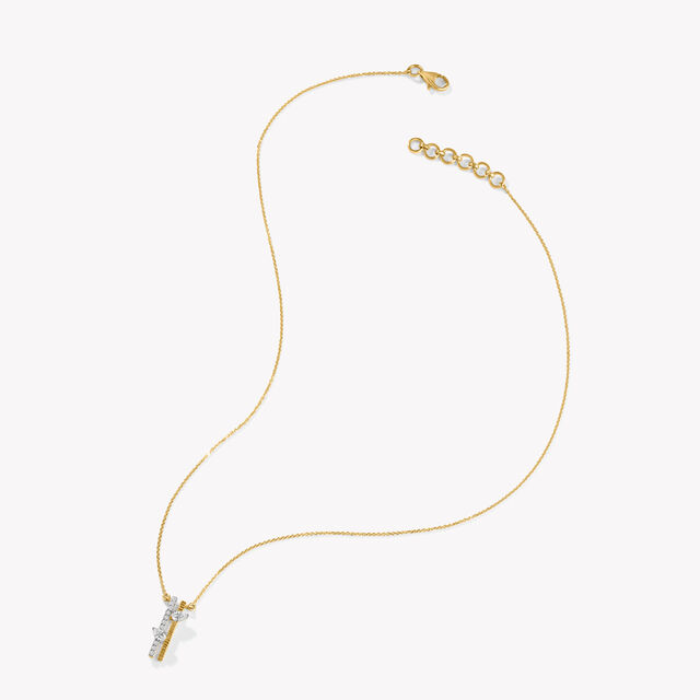 Split Statement Pendant With Chain,,hi-res image number null