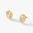 Aureon Pear Glow Studs,,hi-res image number null