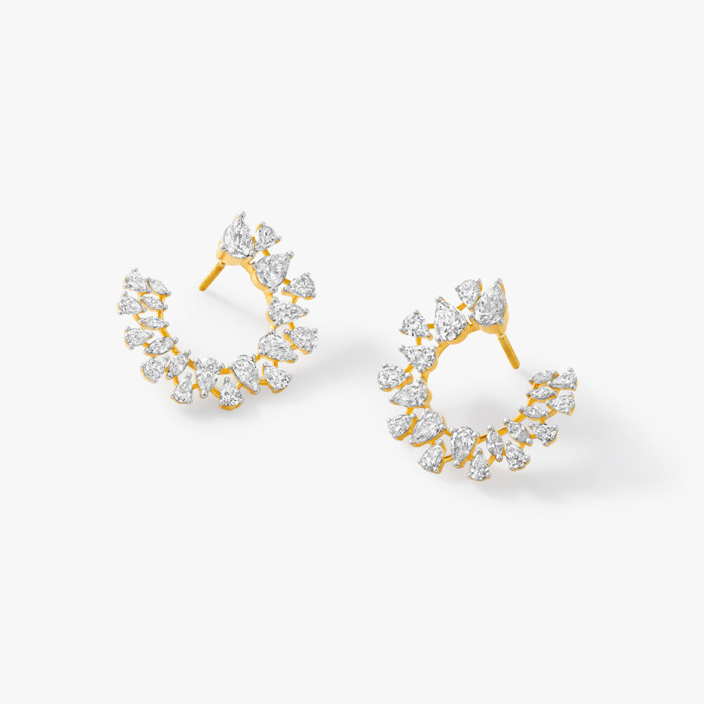 Orange Peel Stud Earrings,,hi-res image number null