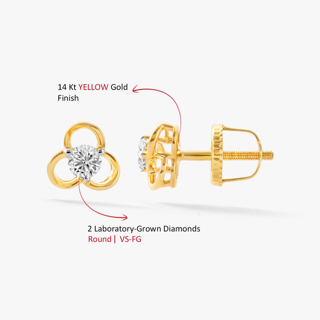 Open Up Stud Earrings,,hi-res image number null