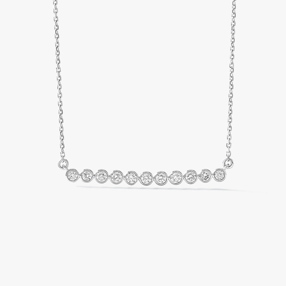 Straight Talk Bar Pendant with Chain,,hi-res image number null