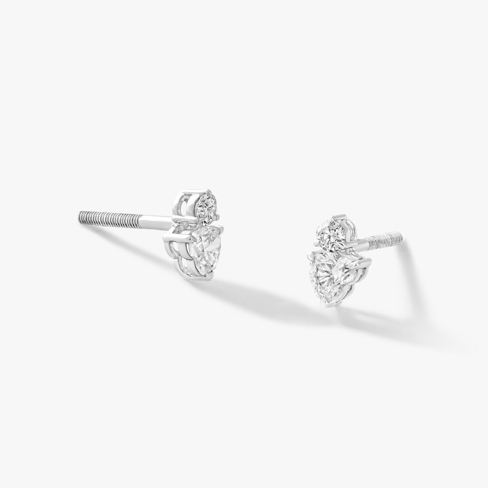 Love Triangle Stud Earrings,,hi-res image number null