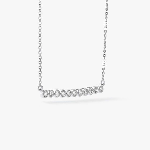 Straight Talk Bar Pendant with Chain,,hi-res image number null