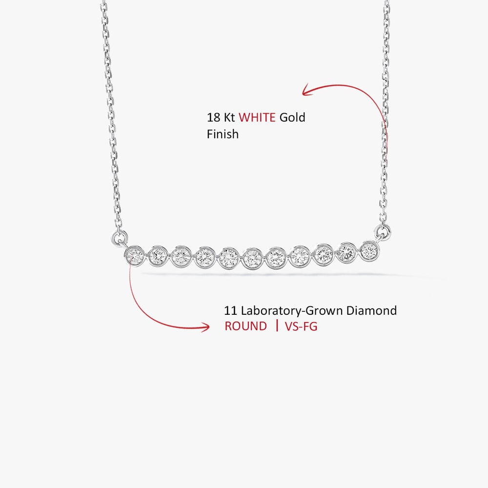 Straight Talk Bar Pendant with Chain,,hi-res image number null