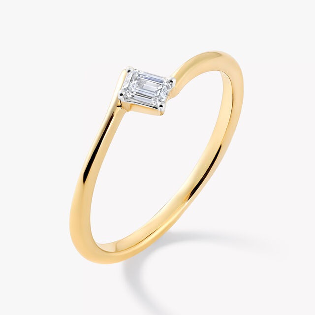 Emerique Sleek Solitaire Ring,,hi-res image number null