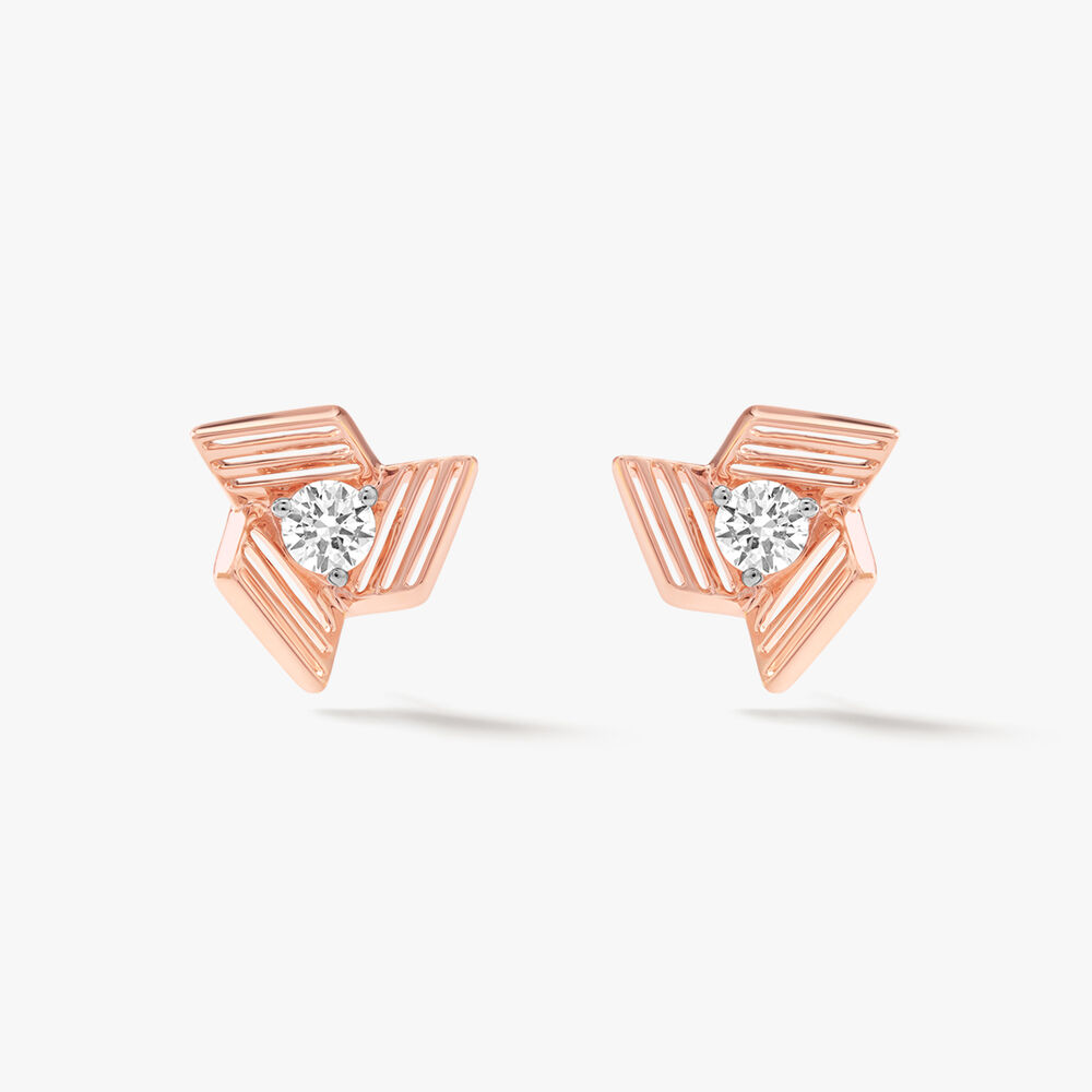 Angle Crush Stud Earrings,,hi-res image number null