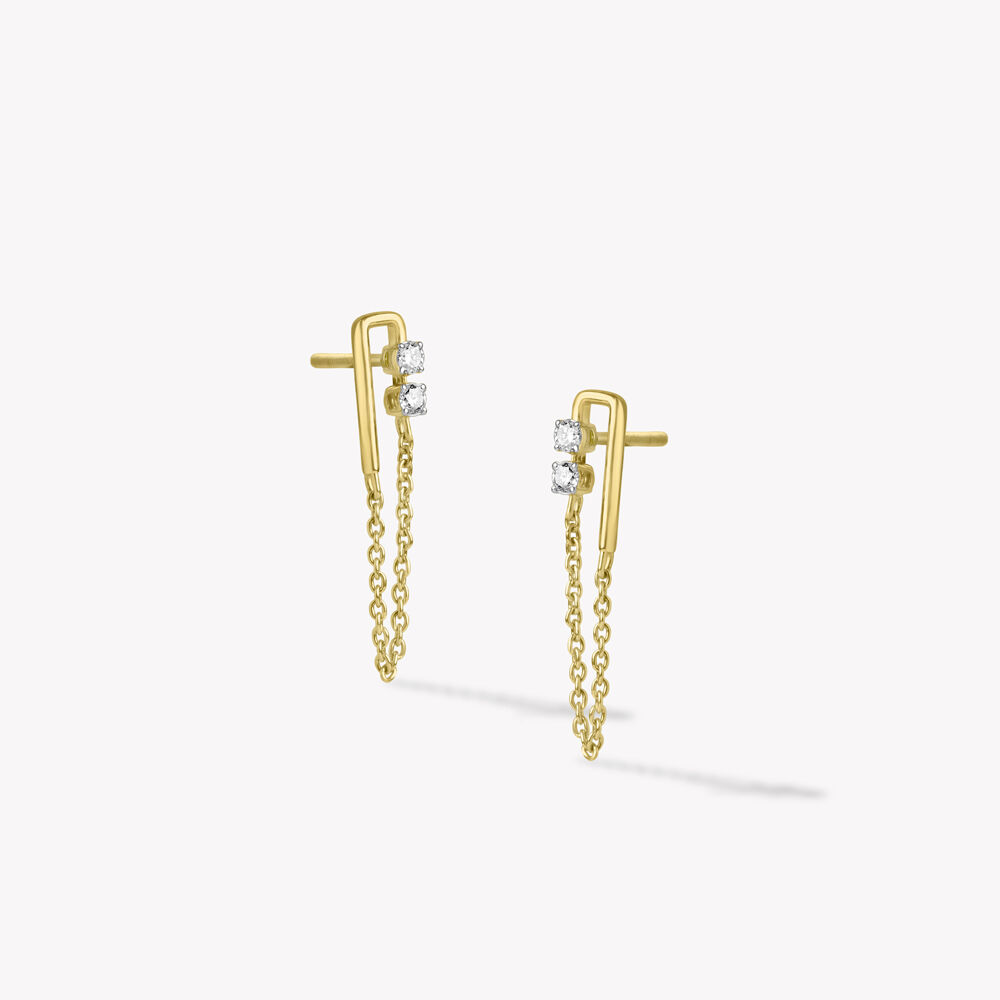 Chain Reaction Drop Earrings,,hi-res image number null