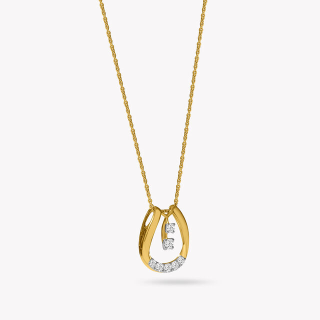 Locked In Pendant With Chain,,hi-res image number null