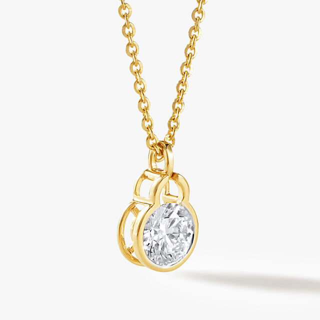 Lock My Glow Pendant With Chain,,hi-res image number null