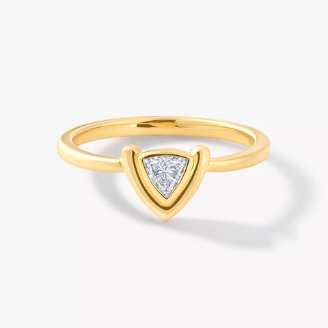 Trilliane Crest Solitaire Ring