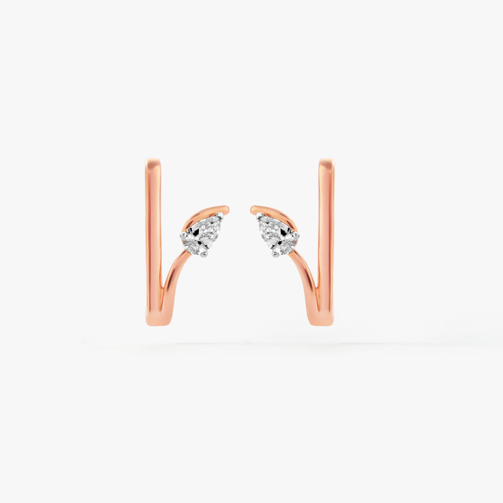 Not So Straight Stud Earrings,,hi-res image number null
