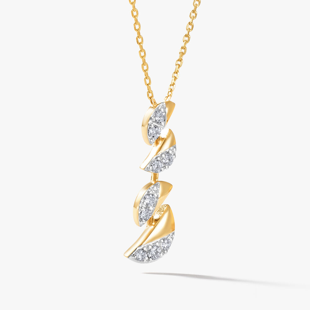 Crescent Rhythm Pendant with Chain,,hi-res image number null