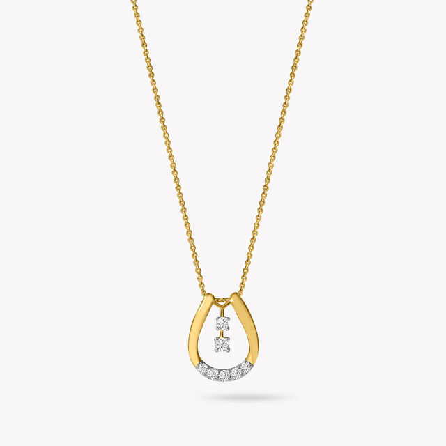 Locked In Pendant With Chain,,hi-res image number null